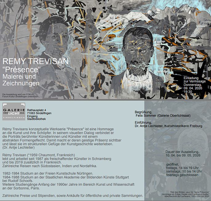 Pr�sence - Malerei und Zeichnungen