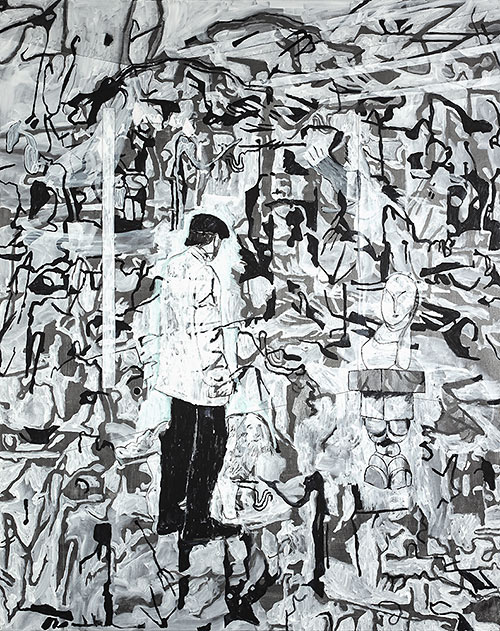 Pr�sence - Malerei und Zeichnungen