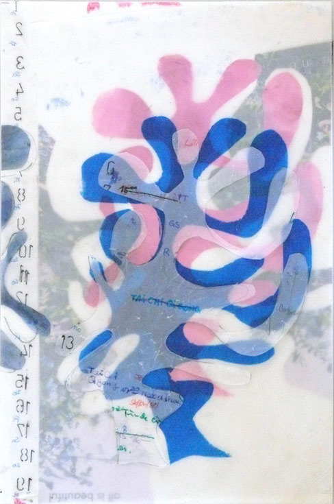 Dialogische Ebenen - Collagen, Arbeiten auf Papier